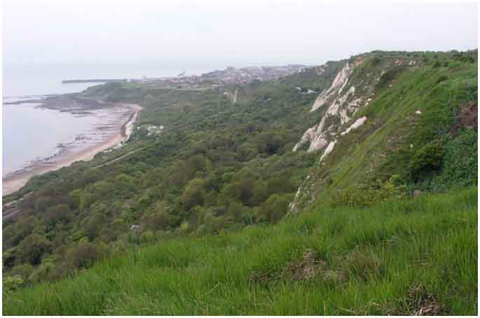 View down to Warren