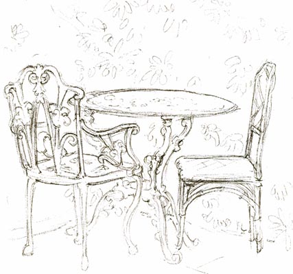 Tearoom patio chairs