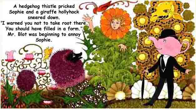 flower border gets crowded