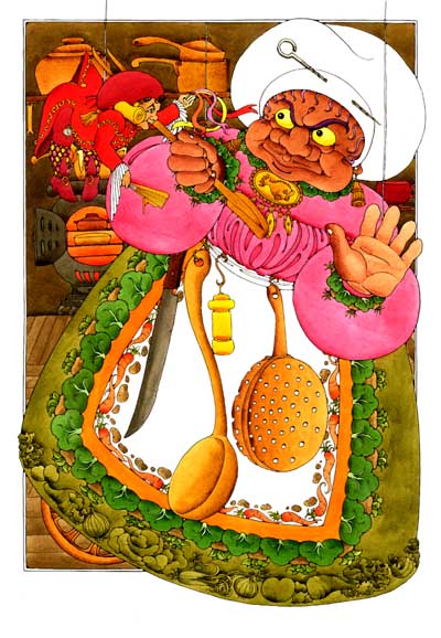 jester and giant cook