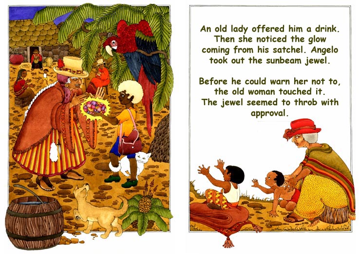 Angelo shows the Sunbeam Jewel