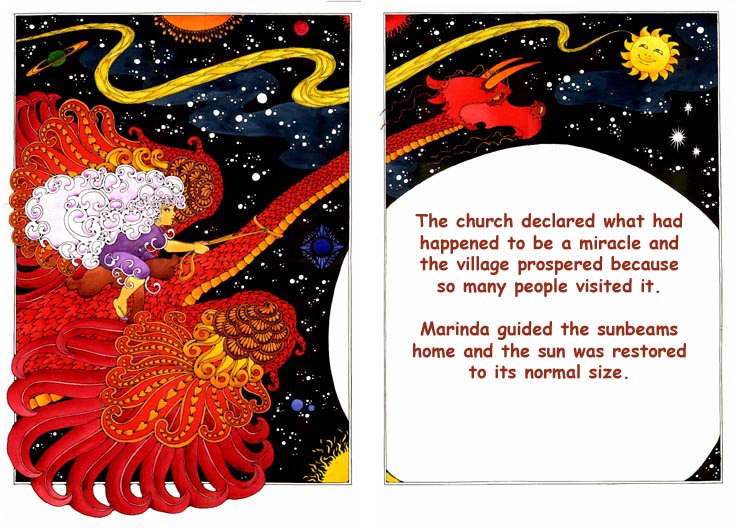 Miranda rides the Space Dragon