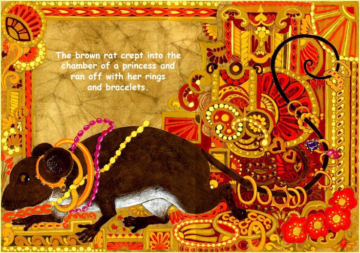 Rat steals jewellery