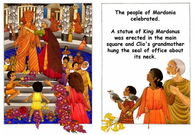 The people are saved from the pirates