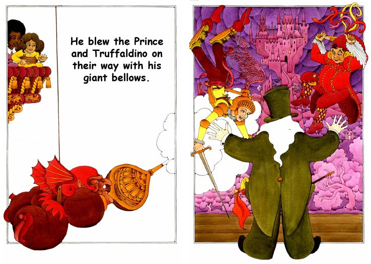 Blown on their quest by a demon