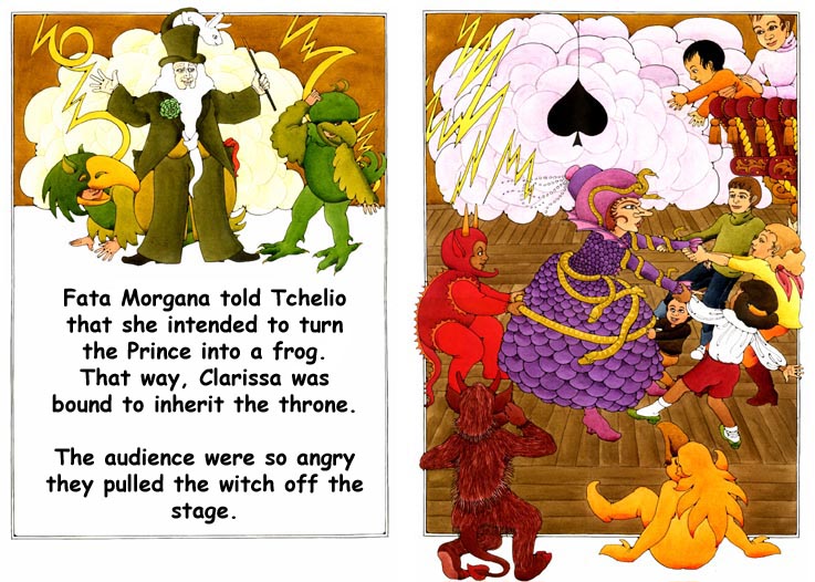 The audience intervene