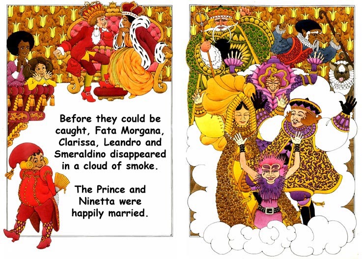 The prince and princess marry