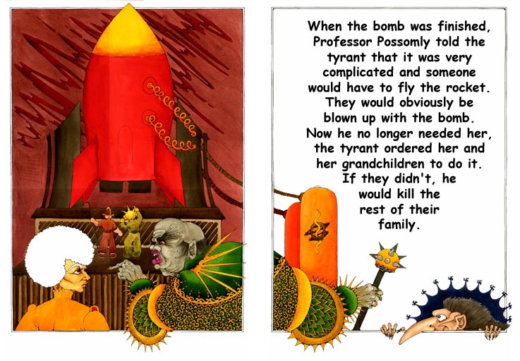 Possomly, tyrant, and rocket