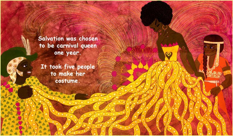 Carnival Queen's costume